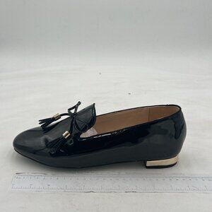 FOWT Cute Bow Knot Almond Toe Loafers Rose Golden Low Chunky Heel Pumps Slip On